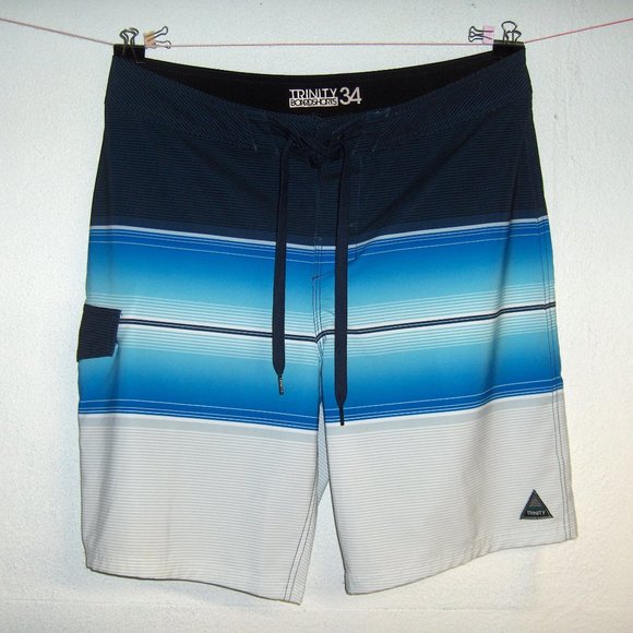 Trinity Board Shorts. Measure 36" Waist - Picture 1 of 6